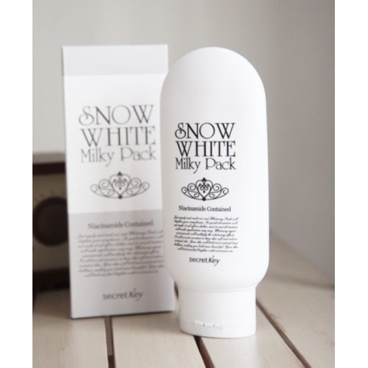 Kem Dưỡng Trắng Da Body Secret Key Snow White Milky Pack 200ml KBeauty