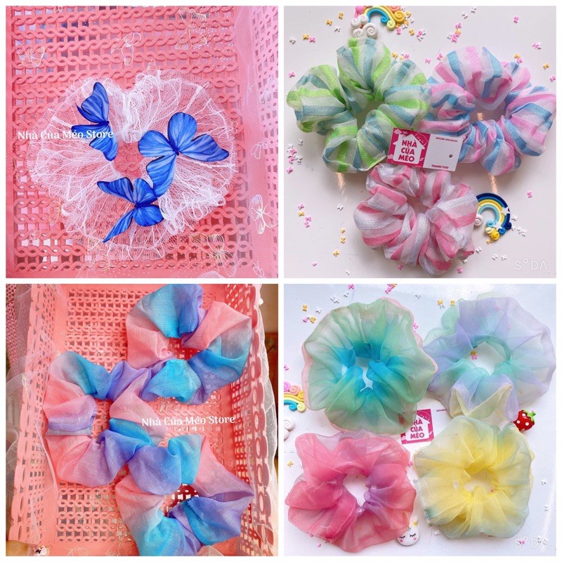 Dây Buộc Tóc SCRUNCHIES chọn mẫu theo số [Nhà Của Méo Store]