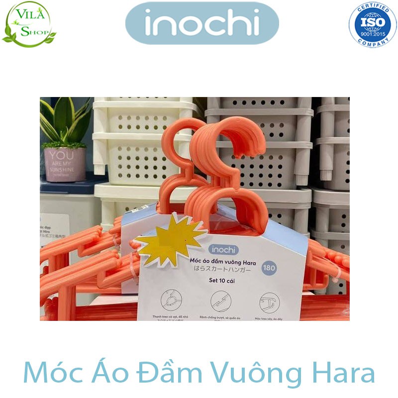 [ Set 5 ] Móc Treo Quần Áo, Móc Treo Xoay Hara 176, Nhựa Cao Cấp INOCHI Giúp Quần Áo Gọn Gàng Ngăn Lắp