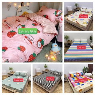 Ga Trải Giường Poly Cotton 1m2,1m4,1m5,1m6,chọn mẫu ngay trên bài đăng,doremon đàn