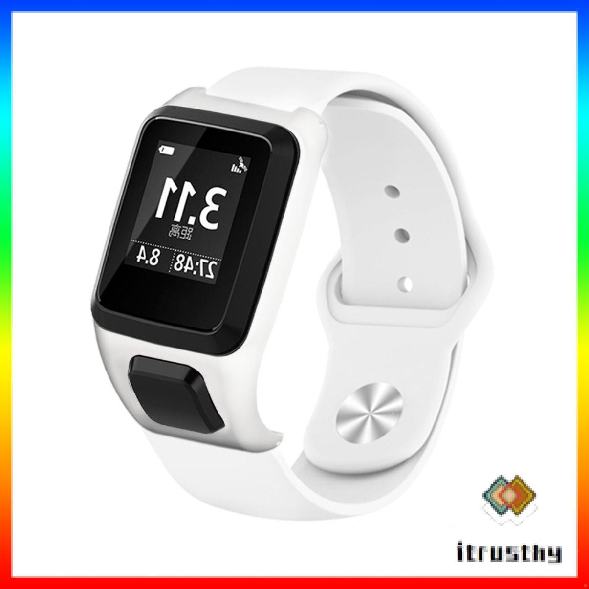 1 Dây Đeo Đồng Hồ Bằng Silicone Cho Tomtom Runner3 / 2 And Tomtom Adventurer Watch