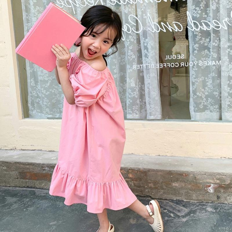 Váy mùa hè có diềm xếp nếp ngọt ngào đang yêu phong cách Hàn Quốc dành cho nữ