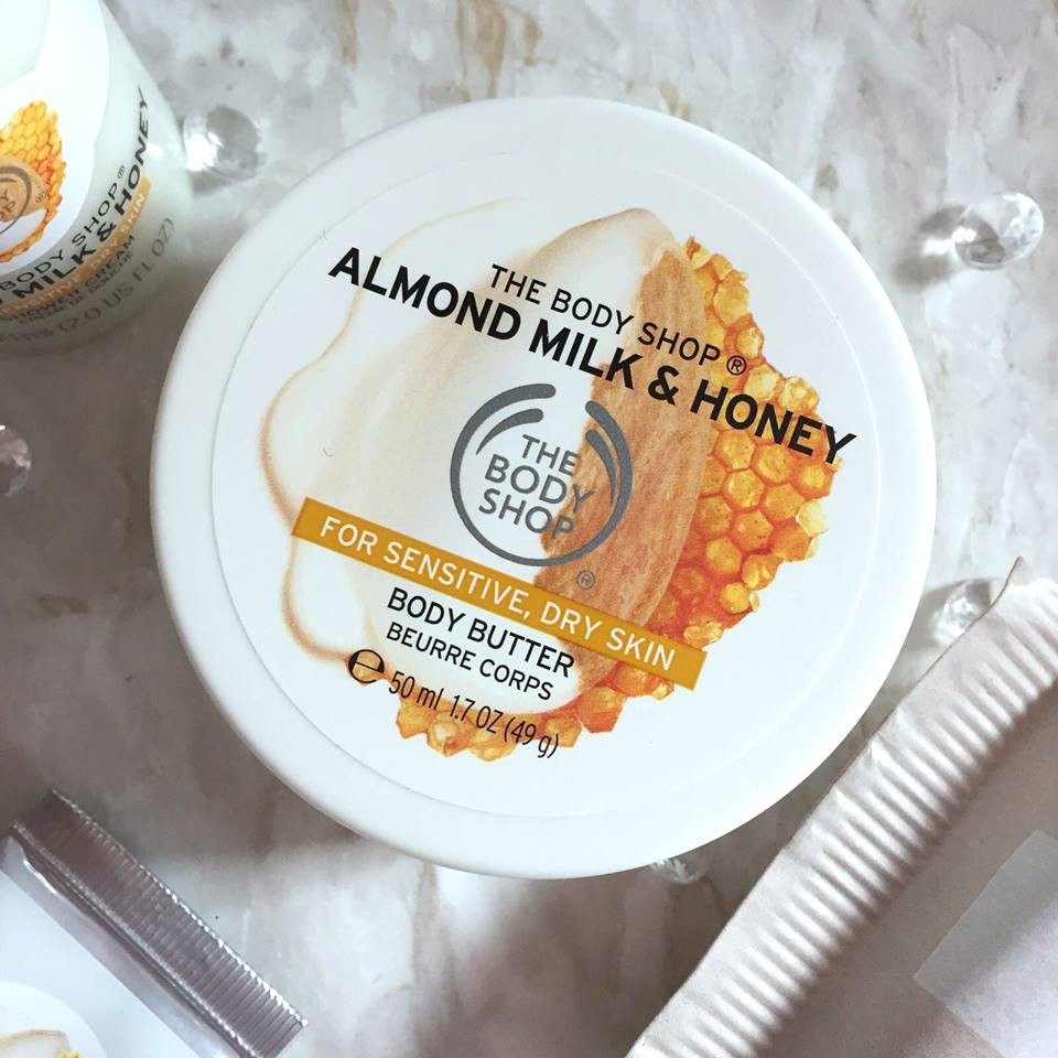 Bơ dưỡng thể The Body Shop AlmondMilk & Honey  Body Butter