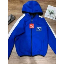 Áo khoác gió nam nữ Puma ô vuông chất dù 2 lớp form rộng