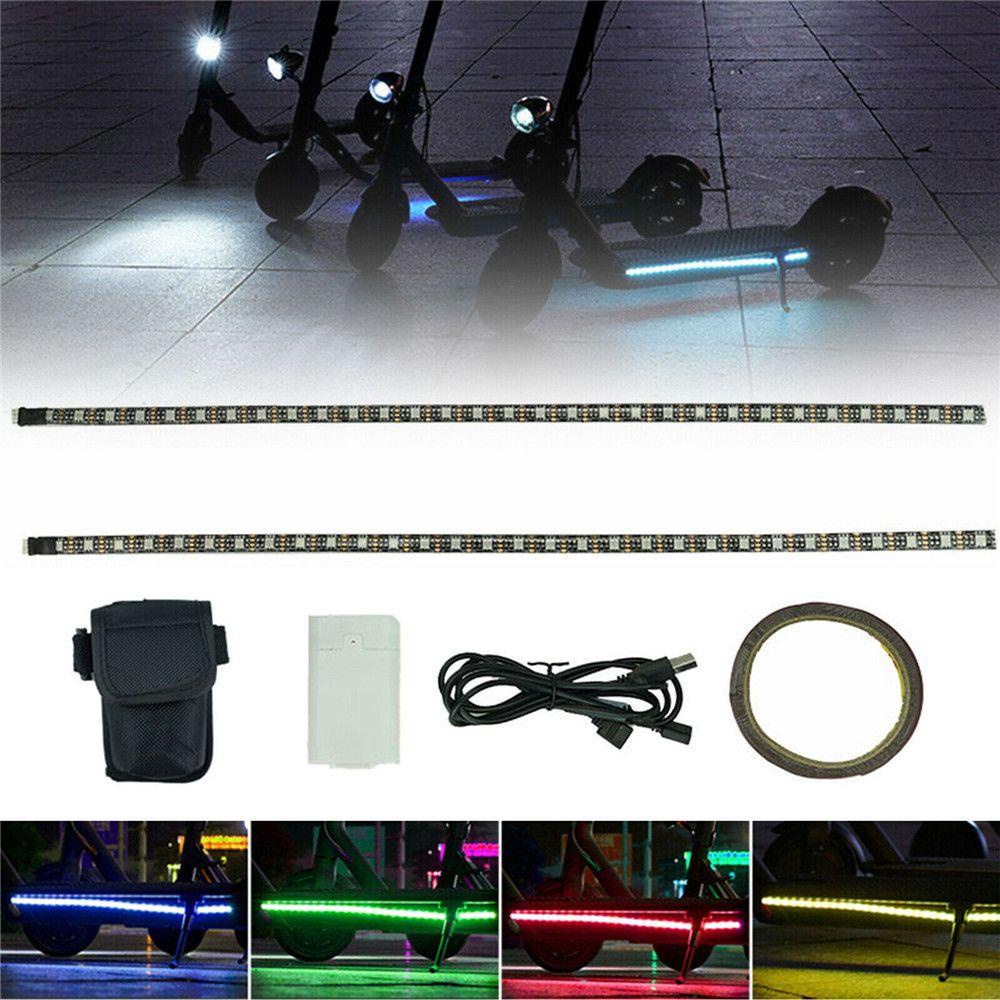 MUVAKO Dải Đèn Led Nhiều Màu Chống Thấm Nước Trang Trí Xe Điện DIY