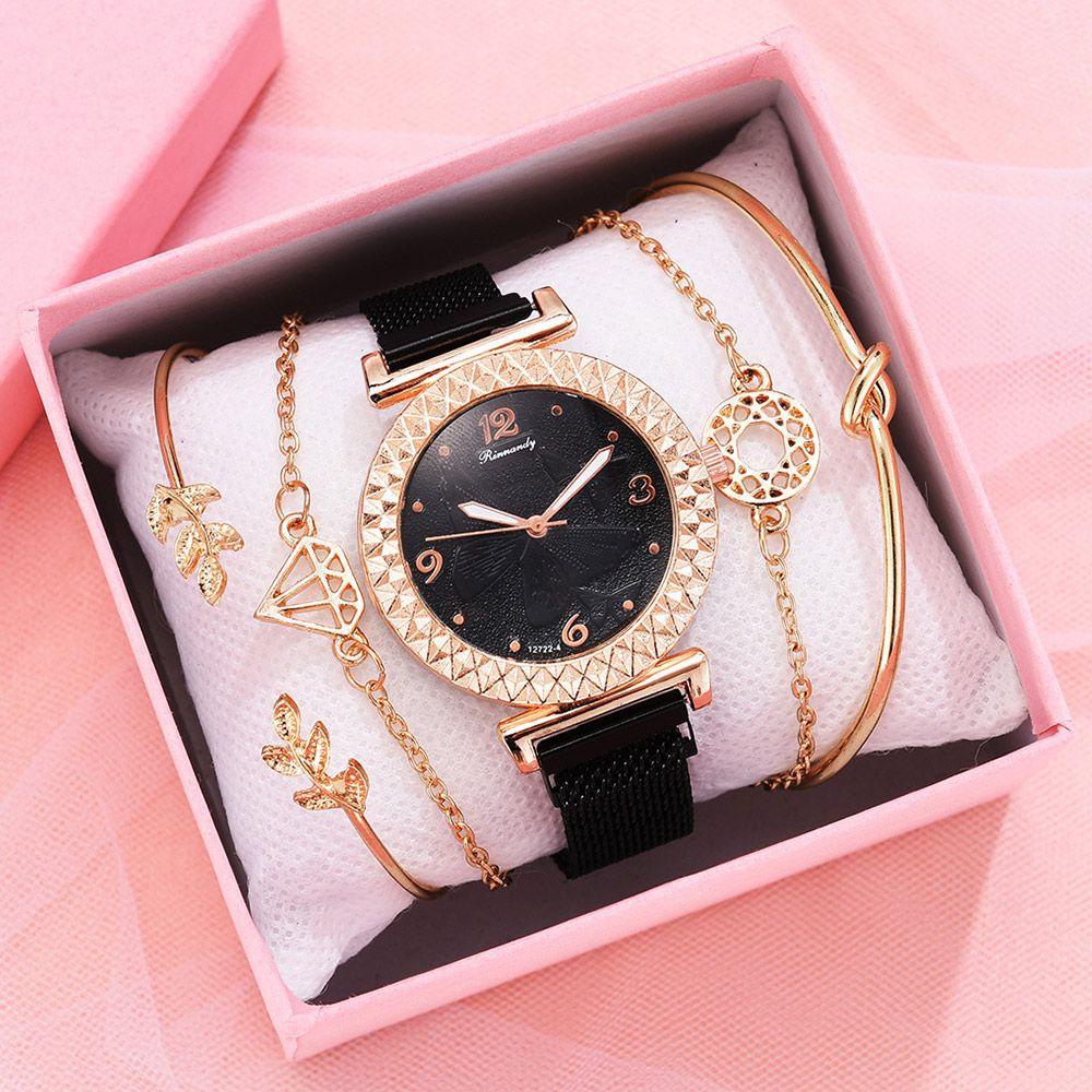 EUCA Đồng Hồ Quartz Nữ Dây Da