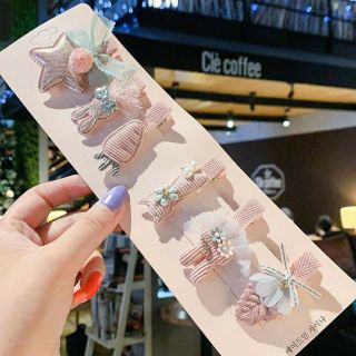 FREESHIP 99K SET KẸP TÓC CHO BÉ GÁI ( Set 6 kẹp )