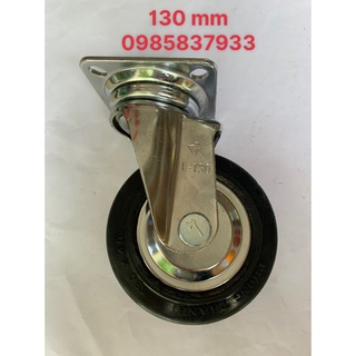 Bánh xe cao su xoay 130 mm tại Máy cầm tay NTT chất lượng cao dùng lắp xe đẩy di chuyển nhẹ nhàng êm ái tuổi thọ cao