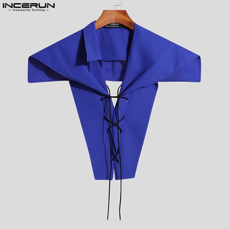Áo choàng kiểu INCERUN thiết kế cột dây hóa trang phong cách Trung Cổ thời trang dành cho nam | BigBuy360 - bigbuy360.vn