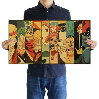 Áp Phích Dán Tường Trang Trí Hình One Piece 51.5x36cm