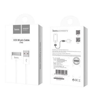 Bh 3 tháng 1đổi 1-cáp sạc iphone 4/4s - hàng chuẩn hãng hoco x23