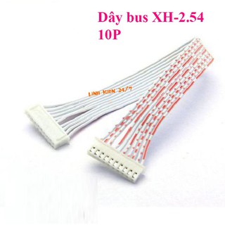 Dây nối cắm trắng 10p xh2.54mm 30cm 2 đầu cái-cái