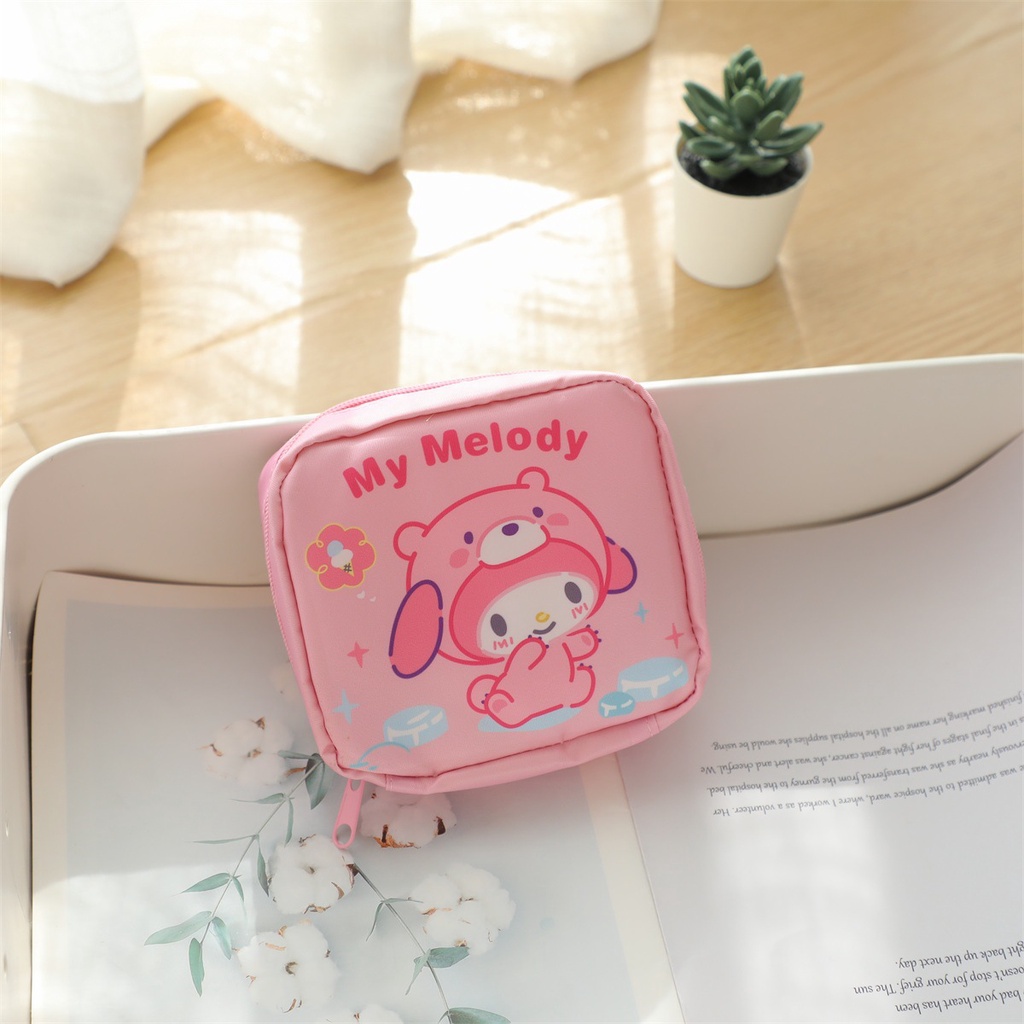 Túi Đựng Băng Vệ Sinh Họa Tiết Chú Chó Pacha Snoopy Cinnamon Dễ Thương Tiện Dụng Mang Theo Du Lịch