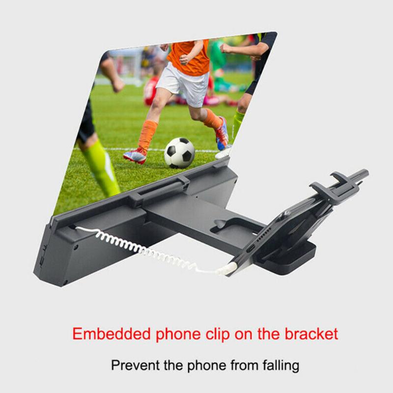 Giá đỡ phóng đại màn hình điện thoại 12 inch 3D HD kèm loa