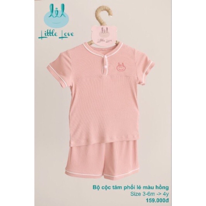Lil little love - Bộ cộc Lil vải tăm siêu mềm mượt mát cho bé