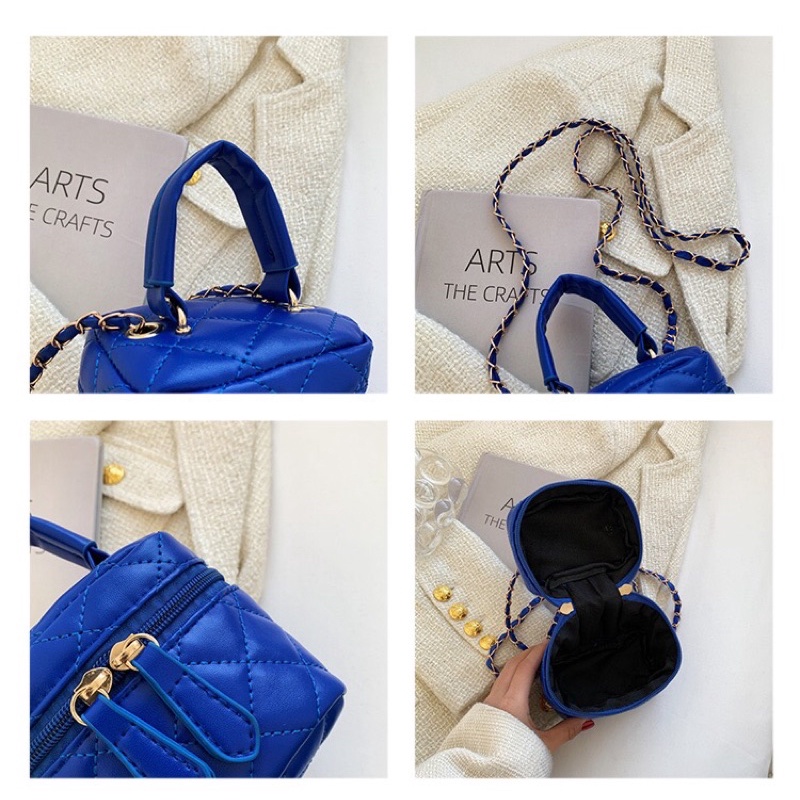 Túi đeo chéo nữ hình hộp mini thời trang sành điệu