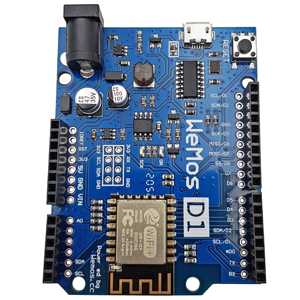 Kit Arduino Wifi ESP8266 NodeMCU Lua WeMos D1 R2 - L4A4