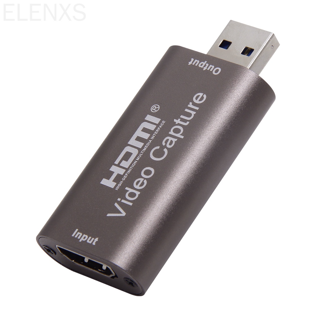 Thẻ thu đồ họa quay video chơi game dạng USB 3.0 1080P HD 60fps dùng phát trực tuyến