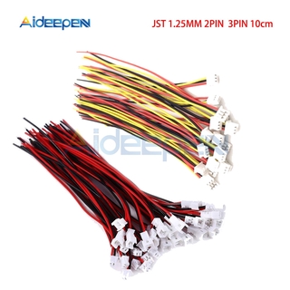 Set 5 Dây Cáp Nối Jst 2pin 3pin 1.25mm Jst 1.25mm Chuyển Đổi Phích Cắm Sang Cổng Cắm 10cm