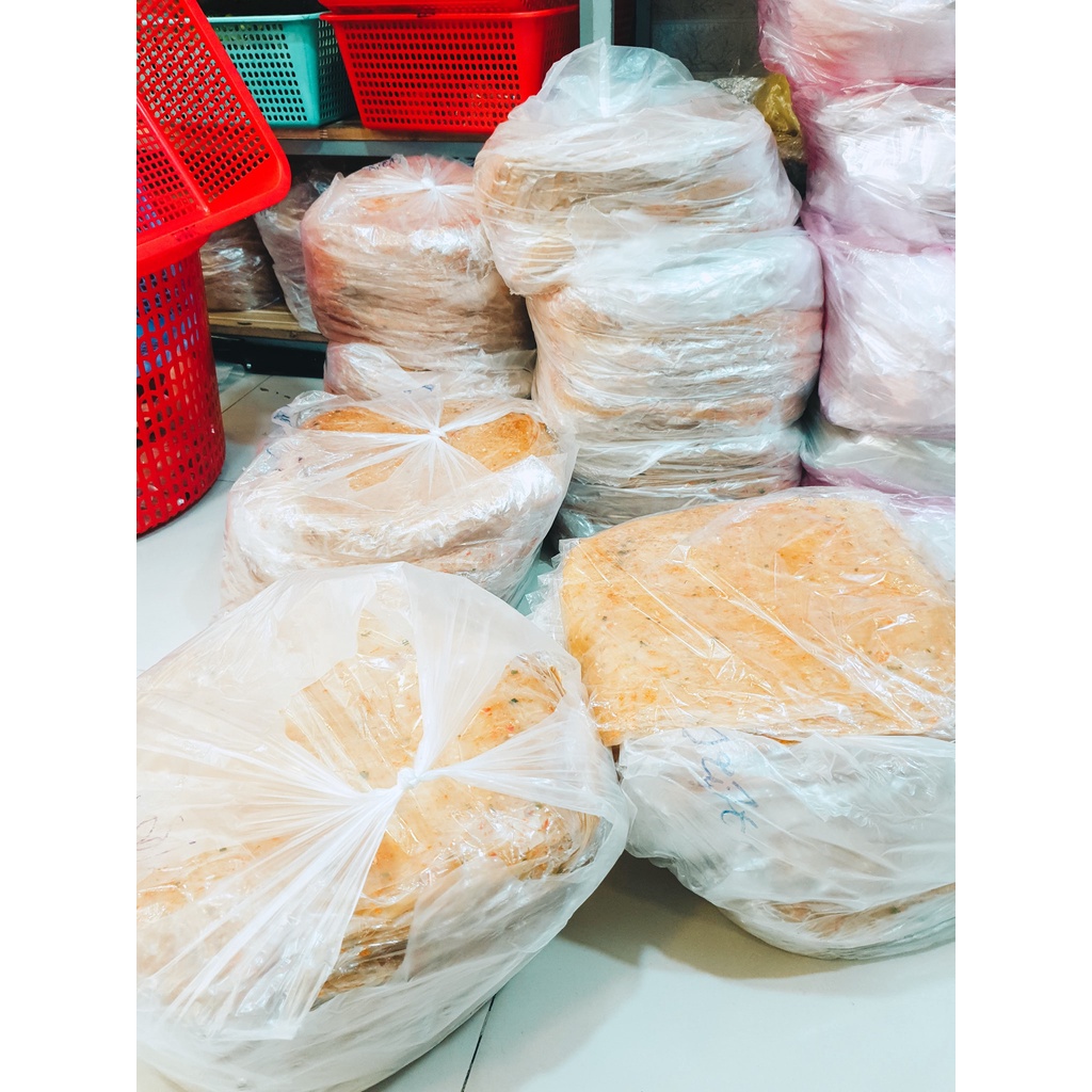 [Mã GROSALE giảm 10% đơn 150K] Bánh tráng đỏ dẻo Tôm Tây Ninh - 500g chính gốc Gò Dầu Tây Ninh