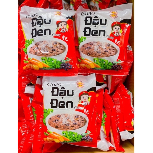 CHÁO ĐẬU ĐEN CHAY ÂU LẠC