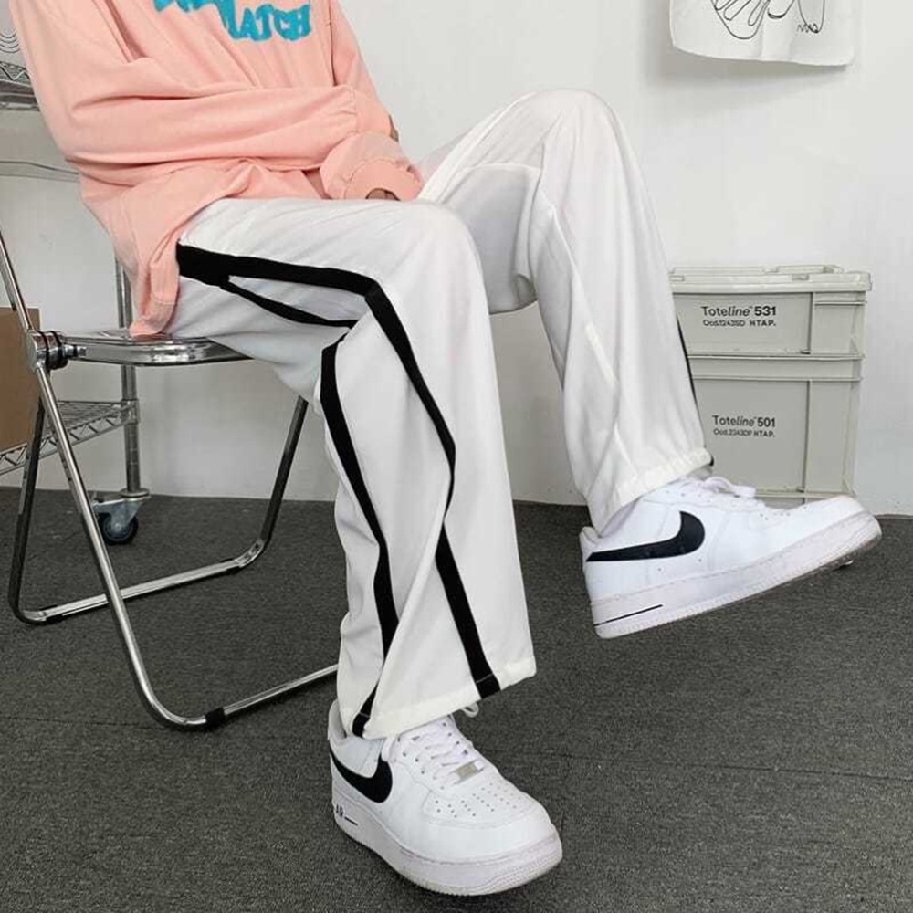 Quần Culottes Ống Rộng Phối Viền Sọc STYLE MARVEN - JOGGER NAM 001C