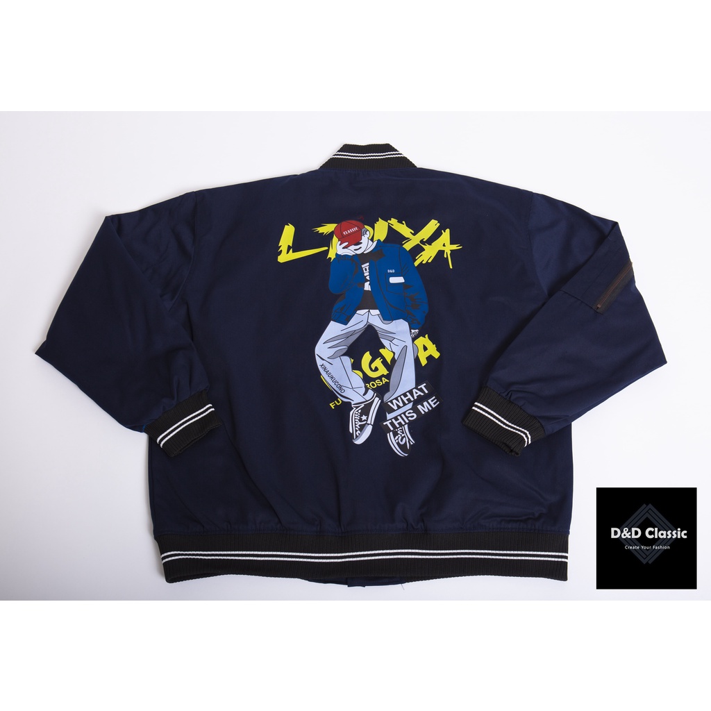 Áo khoác Bomber DD Classic Bacsic V2 Unisex