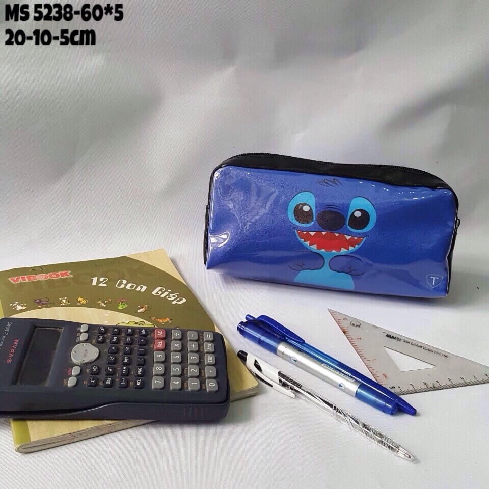 Bóp viết in hình stich