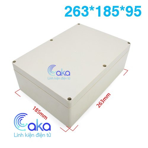 Hộp nhựa ABS 263x185x95 hộp đựng mạch điện