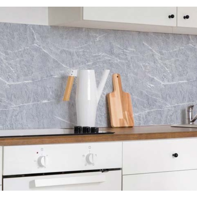 Decal giấy dán tường ĐÁ XÁM VÂN LỚN khổ 45cm keo sẵn
