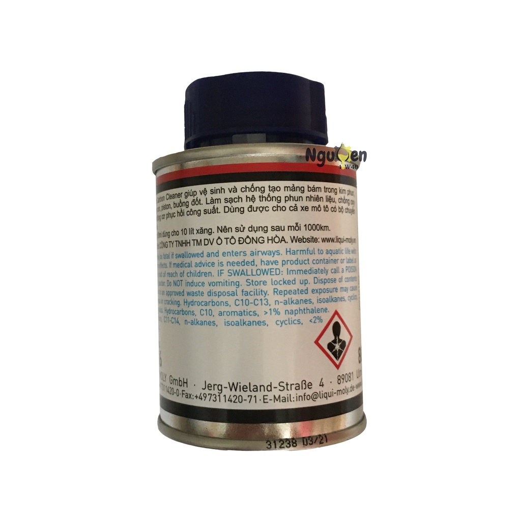 Vệ sinh kim phun buồng đốt Liqui Moly 4T Additive Shooter Carbon Cleaner 80ml