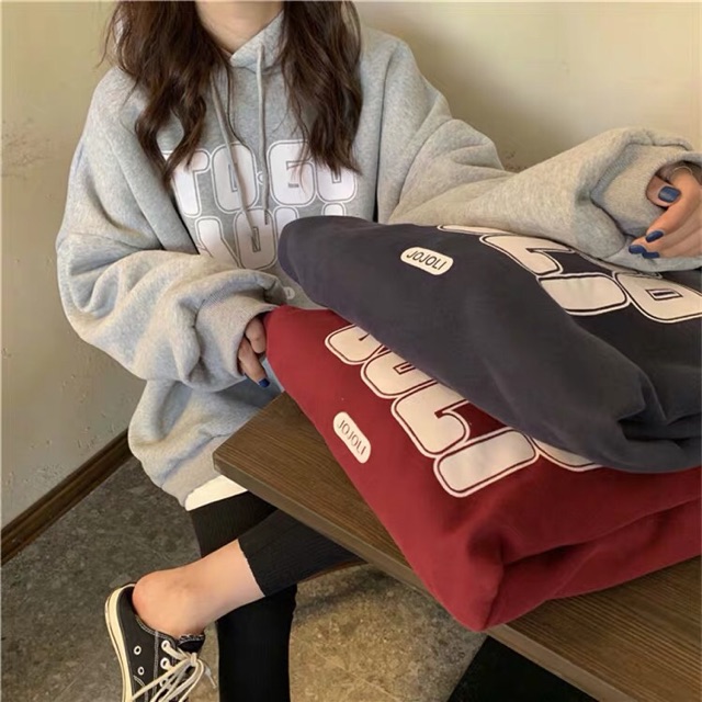 Áo hoodie vải nỉ lót bông dày dặn in Joli | BigBuy360 - bigbuy360.vn