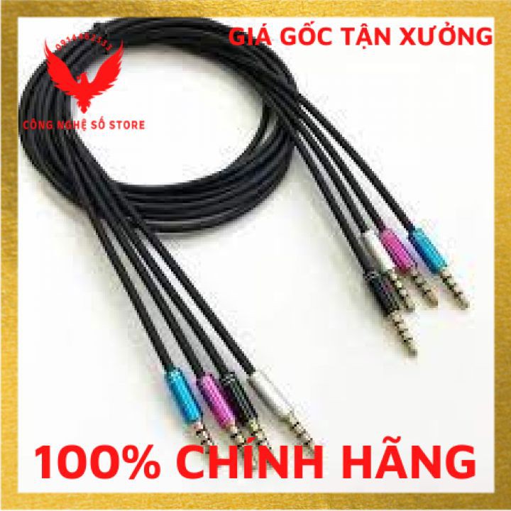 [Mã ELHACE giảm 4% đơn 300K] JACK 3.5 - DÂY KẾT NỐI VIDEO/AUDIO/LẤY NHẠC CHUẨN KẾT NỐI, DÂY DÀI NHIỀU MÀU SỊN