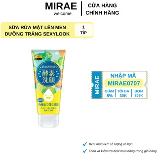 Sữa Rửa Mặt Lên Men SEXYLOOK Dưỡng Trắng Giảm Thâm 120g