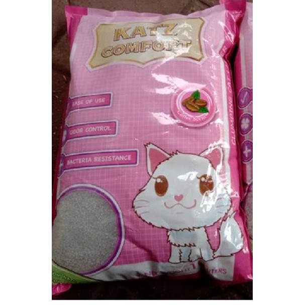 CÁT VỆ SINH CHO MÈO Katz Comfort Hương Cà Phê Túi 10L - Pet shop Uytinpro