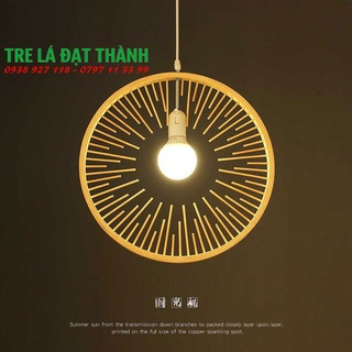 Đèn tre đèn mây tre trang trí đèn mặt trời