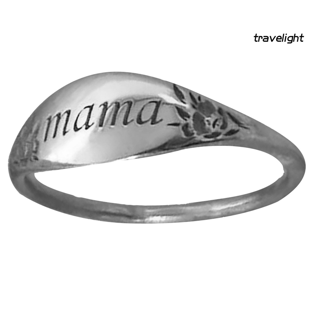 Nhẫn Khắc Chữ Mama Làm Quà Tặng k1