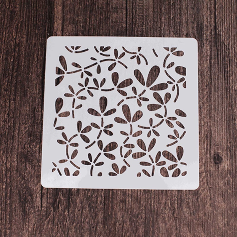 Thẻ Giấy Canvas Họa Tiết Hoa Lá Nghệ Thuật Có Thể Tái Sử Dụng Trang Trí Tường / Cửa Gỗ