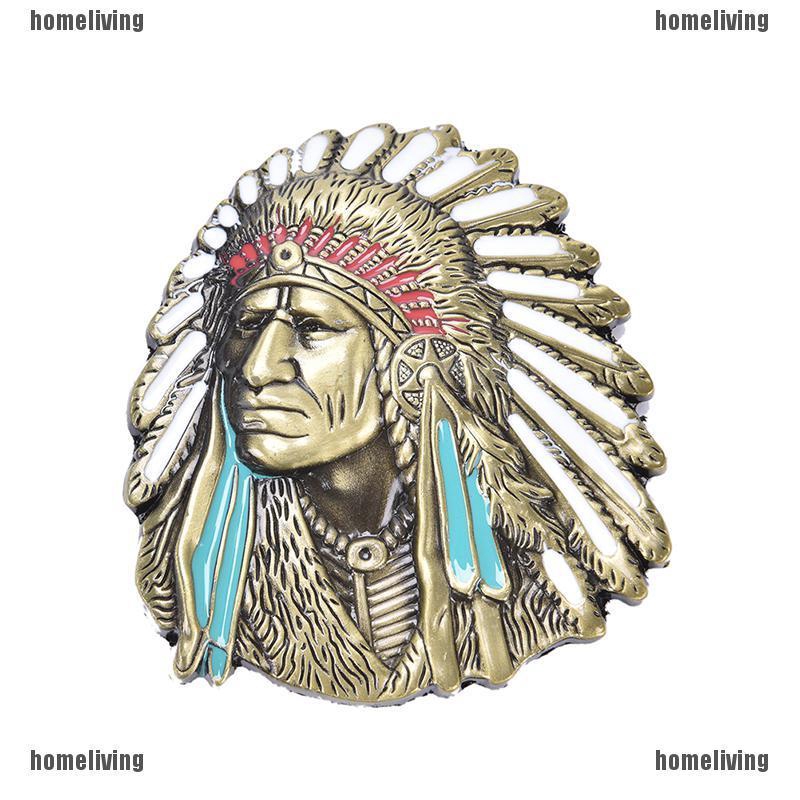 Khóa Thắt Lưng Kim Loại Phong Cách Ấn Độ Cổ Điển Cho Nam Giới