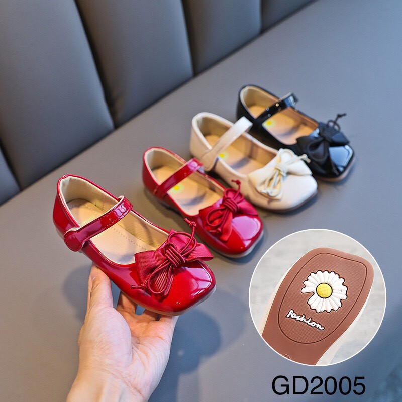 Giày búp bê nơ bóng cho bé gái kiểu dáng xinh xắn full size Beeshopee GD2005