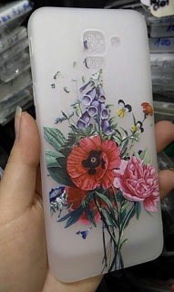 Ốp lưng samsung J6 bông hoa
