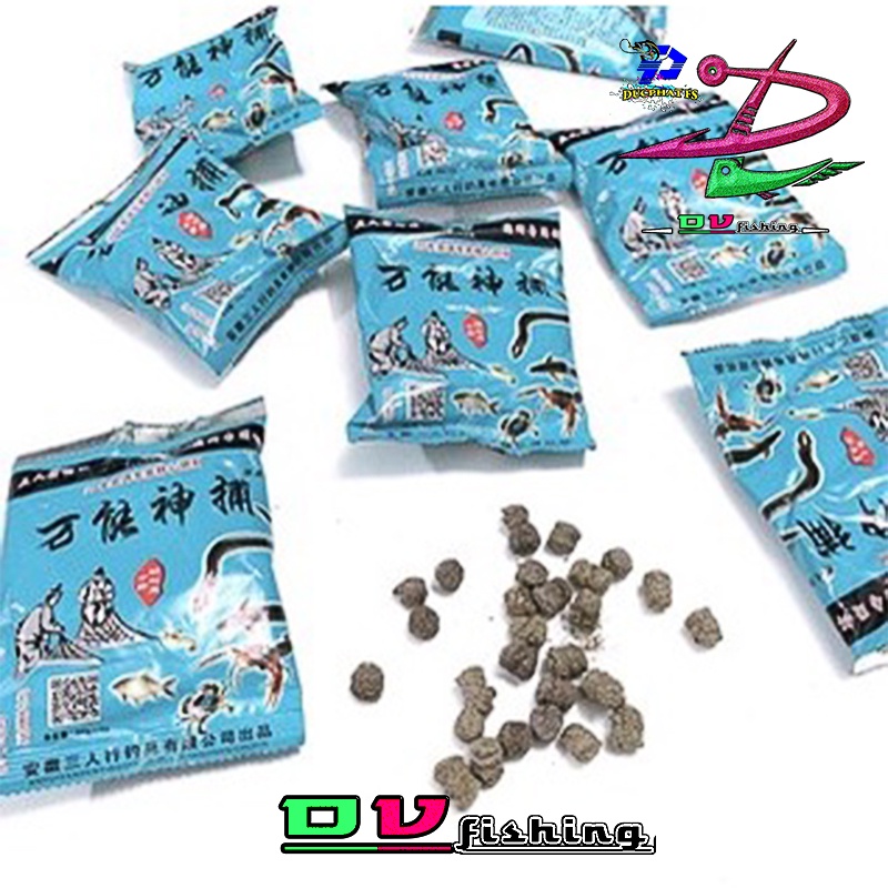 Mồi câu cám viên Đánh Tôm , Cua , Tép , Lươn Trạch Hiệu Quả Cao