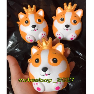 squishy chó corgi( có bao bì)