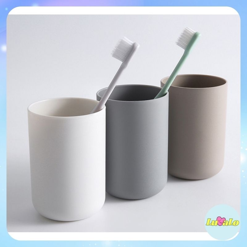 Giá treo bàn chải đánh răng + cốc súc miệng nhà tắm không cần khoan GT1