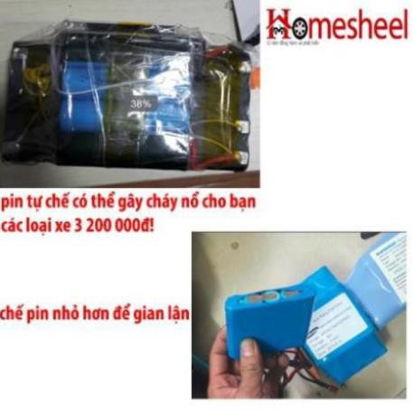 Xe điện cân bằng usa HOMESHEEL S6 XANH CAM LỬA  Bảo hành chính hãng Homesheel