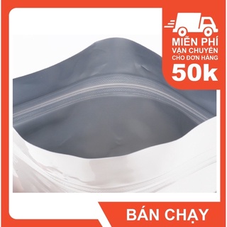 0,5 Kg túi zip 2 mặt bạc