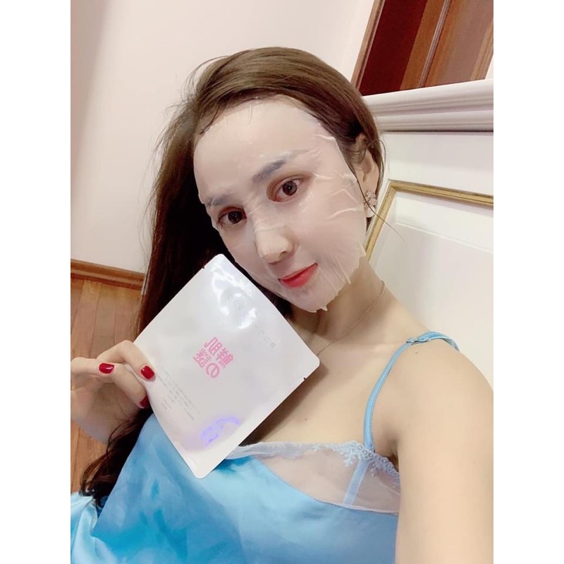 Mask Collagen Nhật - Mặt Nạ Collagen Ủ Trắng Nhau Thai Nhật