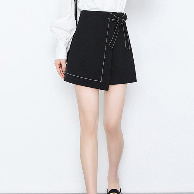 Chân Váy Chữ A Nữ Ngắn Buộc Nơ Chỉ Nổi Fullsize Ulzzang CV21 | BigBuy360 - bigbuy360.vn