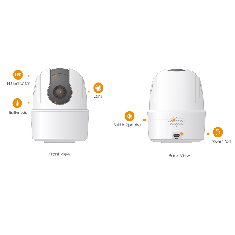 Camera Thông Minh IP Wifi (Dahua) Imou Ranger 2C IPC-TA42CP 4.0MP | TA22CP 2.0MP - Mới Tốt Hơn Imou A42P và A22EP Cũ