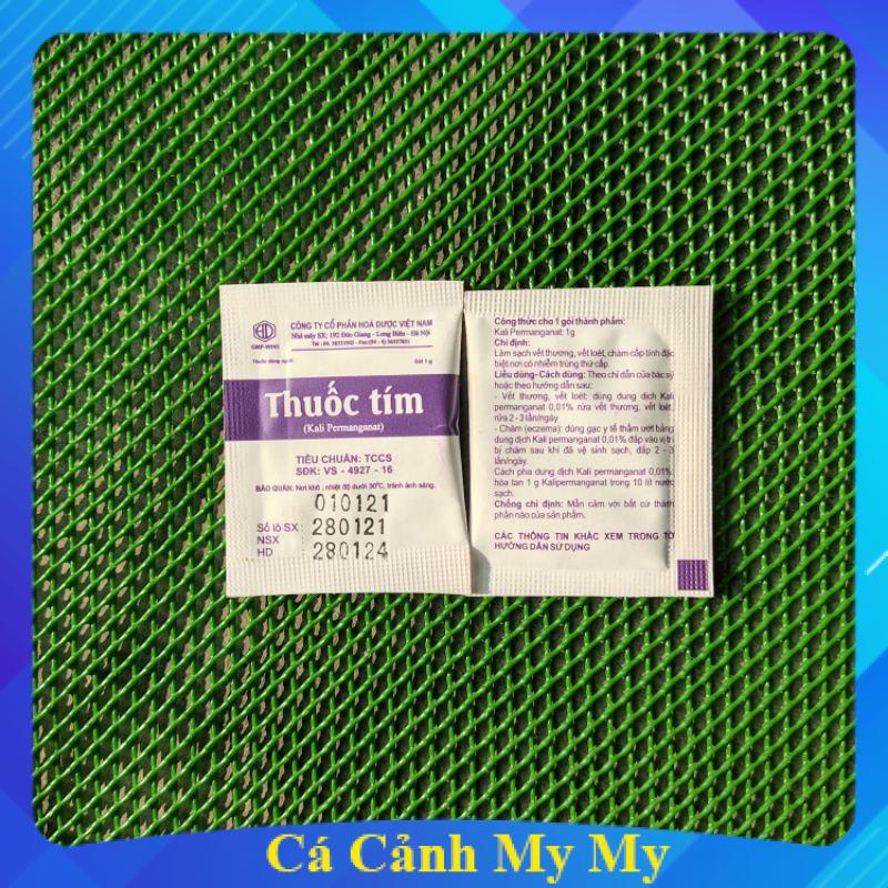 Thuốc tím KMnO4 gói 1g sát khuẩn hiệu quả
